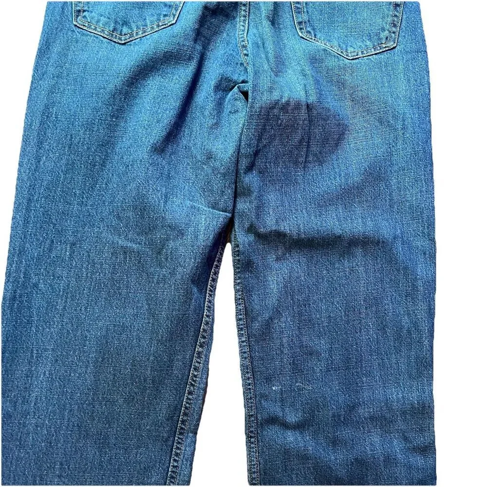 Levi's Signature Relaxed Medium Wash Denim Blue Jeans Men's 36x34
